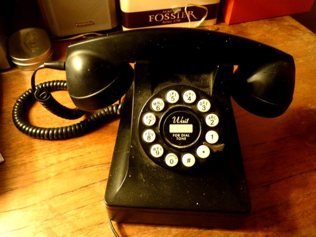 Lettie's Telephone retrieved from her boss's bin