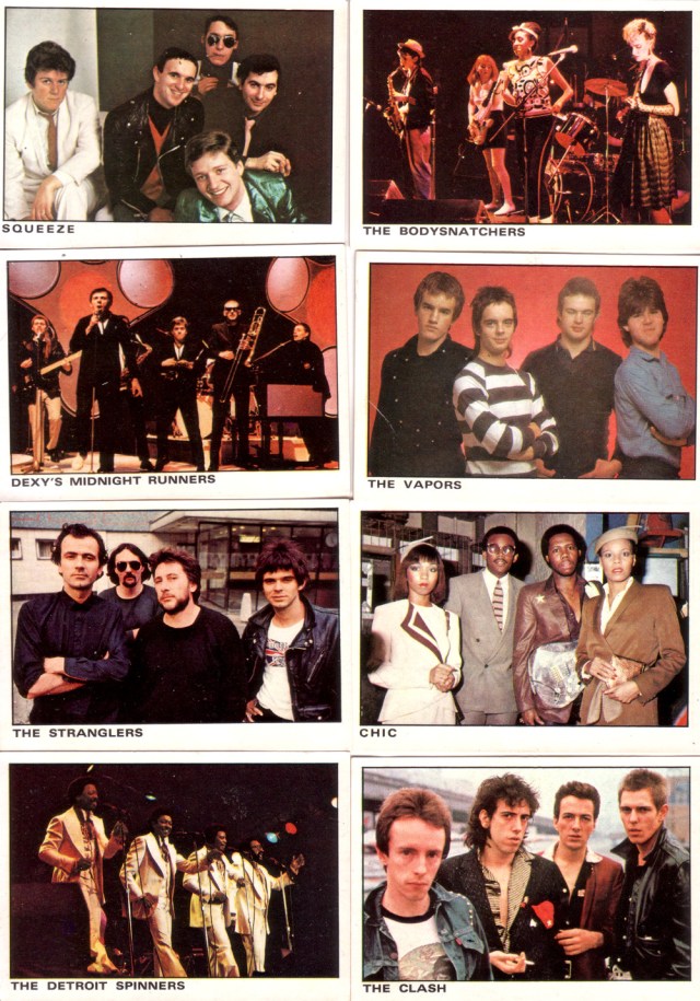 The Rock & Pop Collection of various bands with biogs on the back