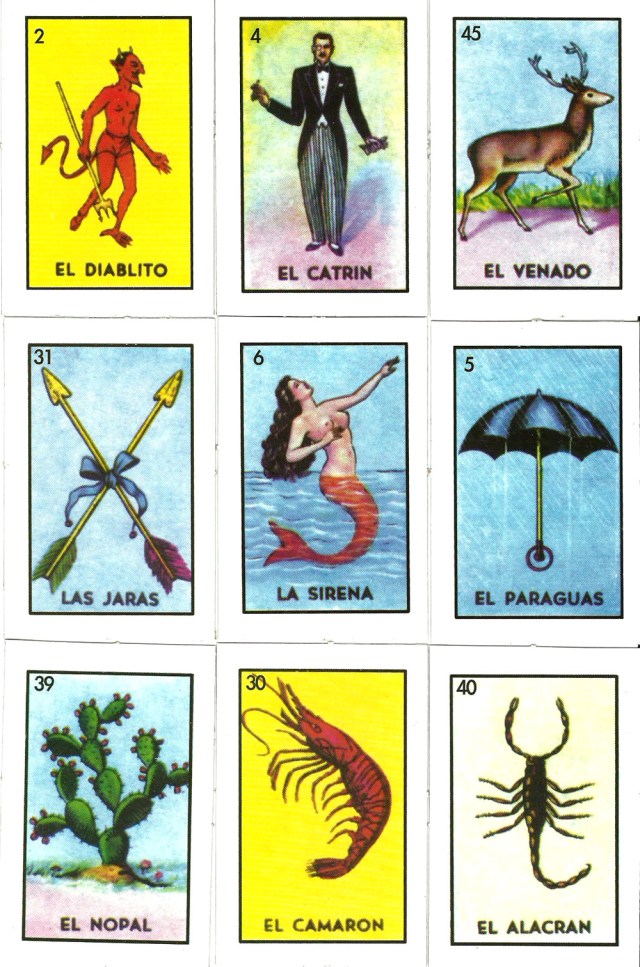 Mexican cards for unknown game