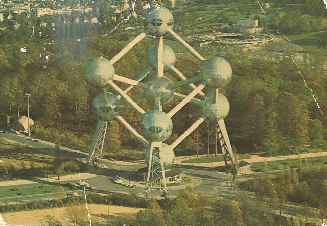 Atomium Sominex Conessionnaire exclusif de L'Atomium Belgique et Etranger 'Dear Connie...Luxembourg is best so far I will have to diet after eating all this lovely food all the best Peter