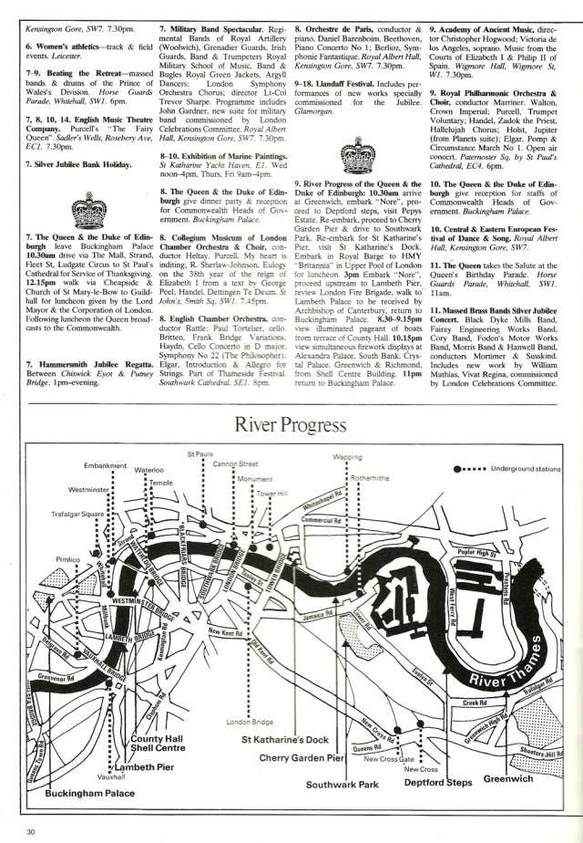 From Silver Jubilee of Her Majesty The Quee 1952-1977 Official Souvenir programme published by The Queen's Silver Jubilee Trust published by gracious permission of Her Majesty