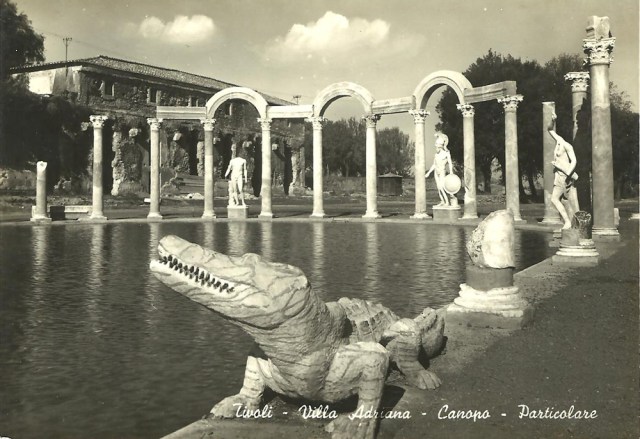 Tivoli Villa Adriana Canopus- Detail published by Alterocca Terni
