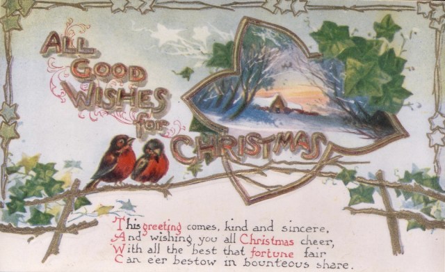 Old Christmas Postcard