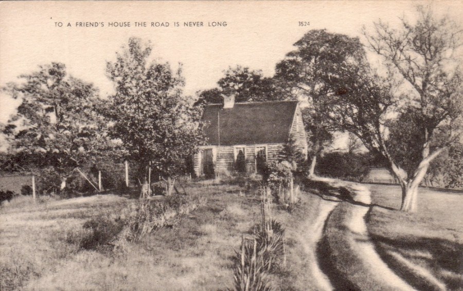 To A Friends House...(postcard undated)