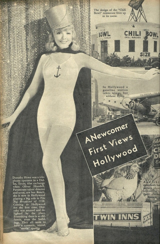  A Newcomer First Views Hollywood from Movie File January 1938