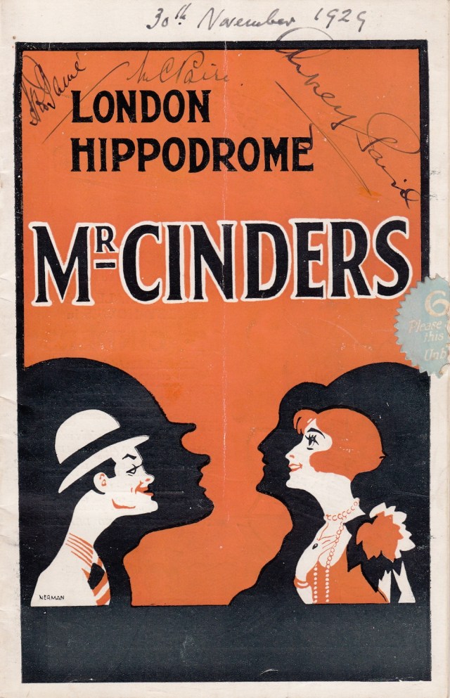 London Hippodrome Program 30th November1929