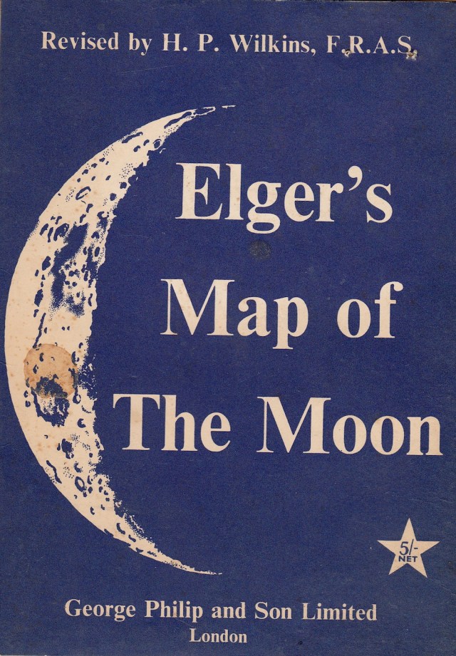 Elger's Map of the Moon 1964 (before we landed on it) published by George Philip and Son Limited London