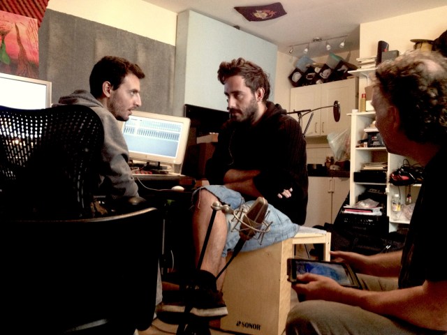 Mt Vernon with Alex and George at Dada Studios, Brick Lane