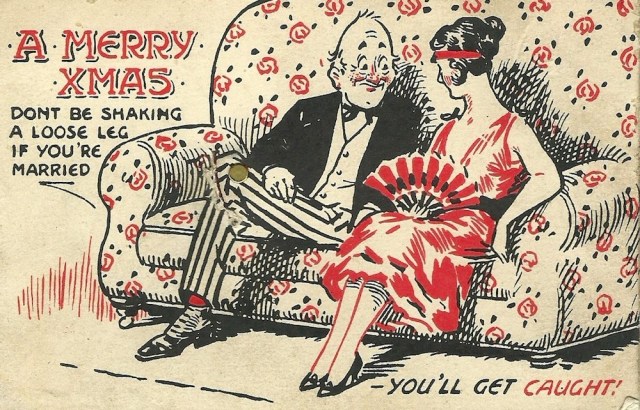 A Merry Christmas Novelty Card Mechanical Xmas Series No 1 Bamforth & Co Ltd publishers Holmfirth England and New York