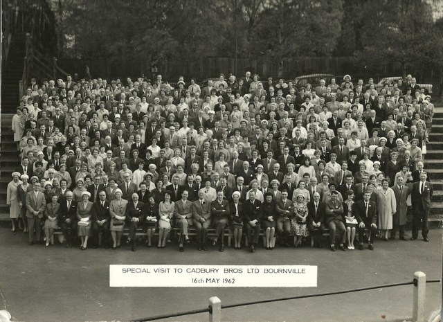 Special Visit to Cadbury Bros Ltd Bournville 16th May 1962