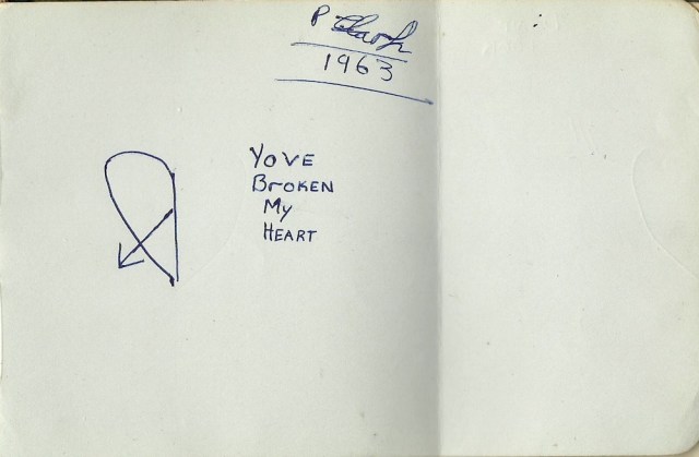 Page 2 of Autograph booked dated 1925