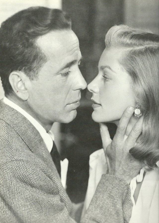 Humphrey Bogard and Laruen Bacall in Dark Passage (1947) Private lives leaking out onto the big screen, a Big Combo behind the secens as well as on celluloid from Screen Lovers by Anne Bilson 1988 photographs from the Kobal Collection