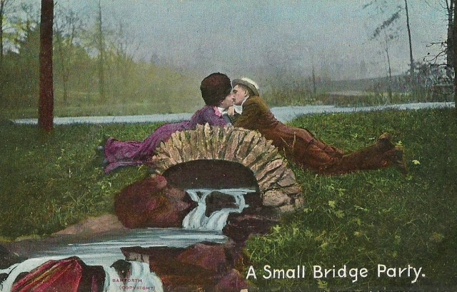 Dear Wilfred just a few lines to let you know I shall come down on Saturday night yours truly ...Lizzie xxxxx Holmfirth Bamforth Y Co Ltd Publishers date not known