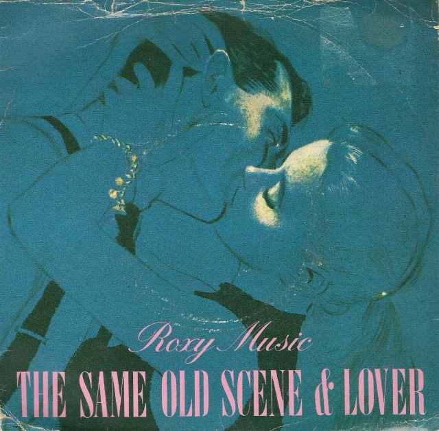 Single The Same Old Scene & Lover by Roxy Music 1980 E.G. Records Ltd