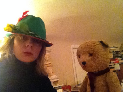 Lettie and her 80 yr old Hungary bear