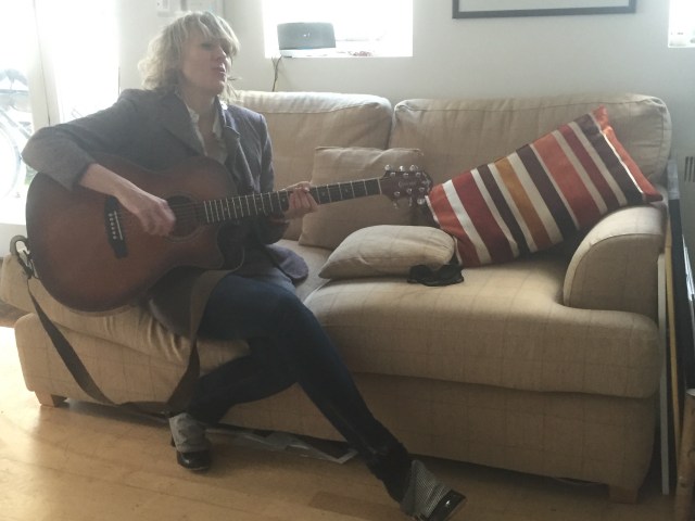 Lettie In Raj's Flat April 2015