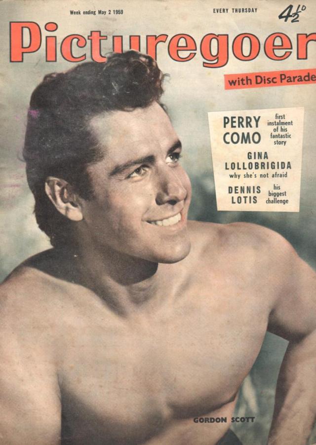 Picturegoer Editorial Offices 189 High Holborn London WC1 copyright Odhams Press Ltd with Gordon Scott on the cover week ending May 2 1959