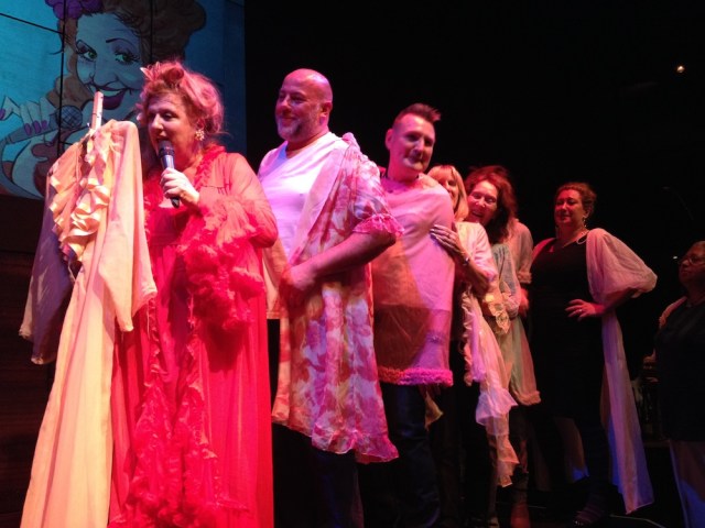 Eve Ferret performing her Peignoir song at St James Theatre Victoria 29 July 2015