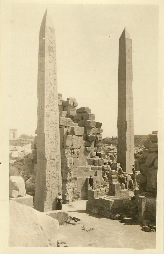Karnak Temple Luxor Egypt BC1550 writing on the back hard to read date unknown suicide bomber tries to blow himself up there June 2015