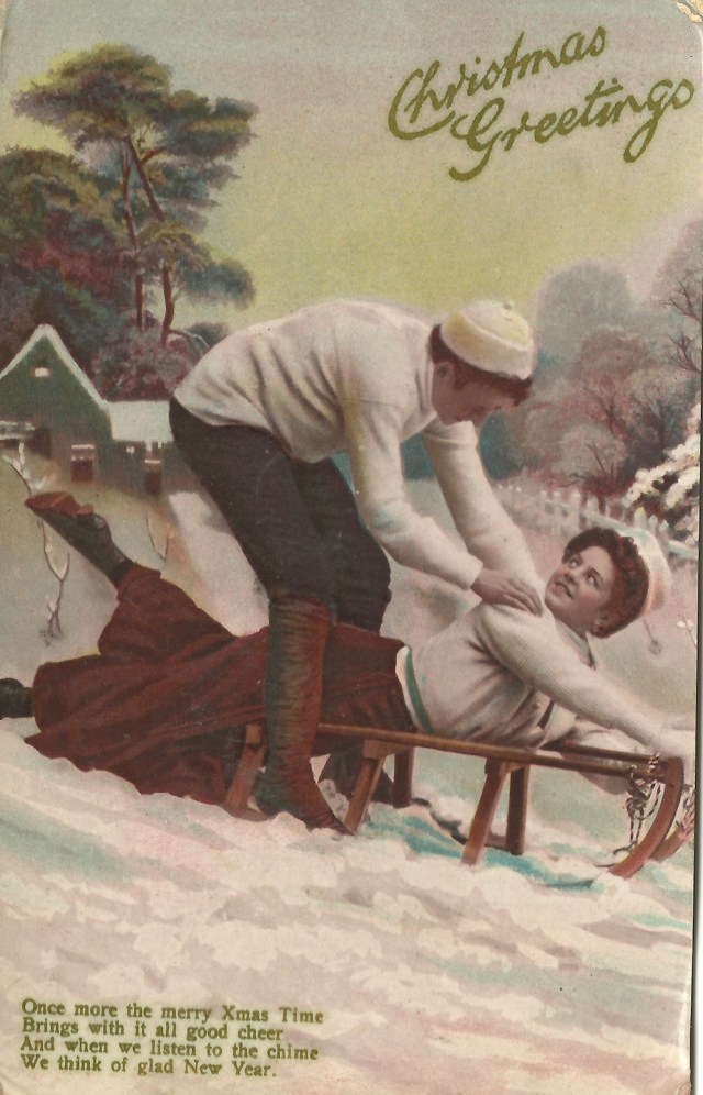 3.30pm Dec 20 1909 Dear Jammy This is just to wish you a sincere and Happy Xmas and  a Bright new year and future hoping you are well with love from Maude