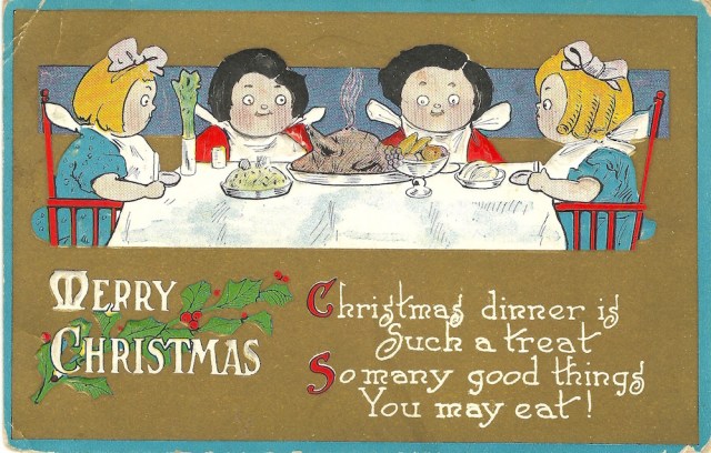 Dated 24 December 1910 from USA signed Bessie and Fred ot Delma Montanye of Broken Bow