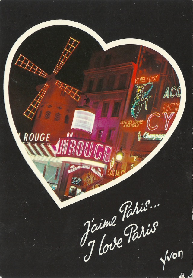 J'Aime Paris I Love Paris Le Moulin Rouge 36 75 0433 Editions d'art Yvon 30 Av Jean-Jaures-94-Arcuell by S.P.A.D.E.M Made in Italy