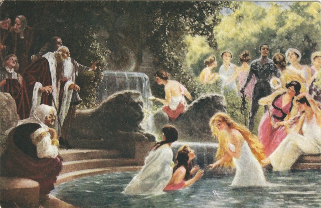 A H Schram pinx Vzpominky z mladi Junbrunnen Galerie U P 551