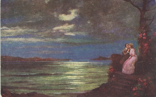 Jandl Meeres- Idyll Salon International unmarked postcard