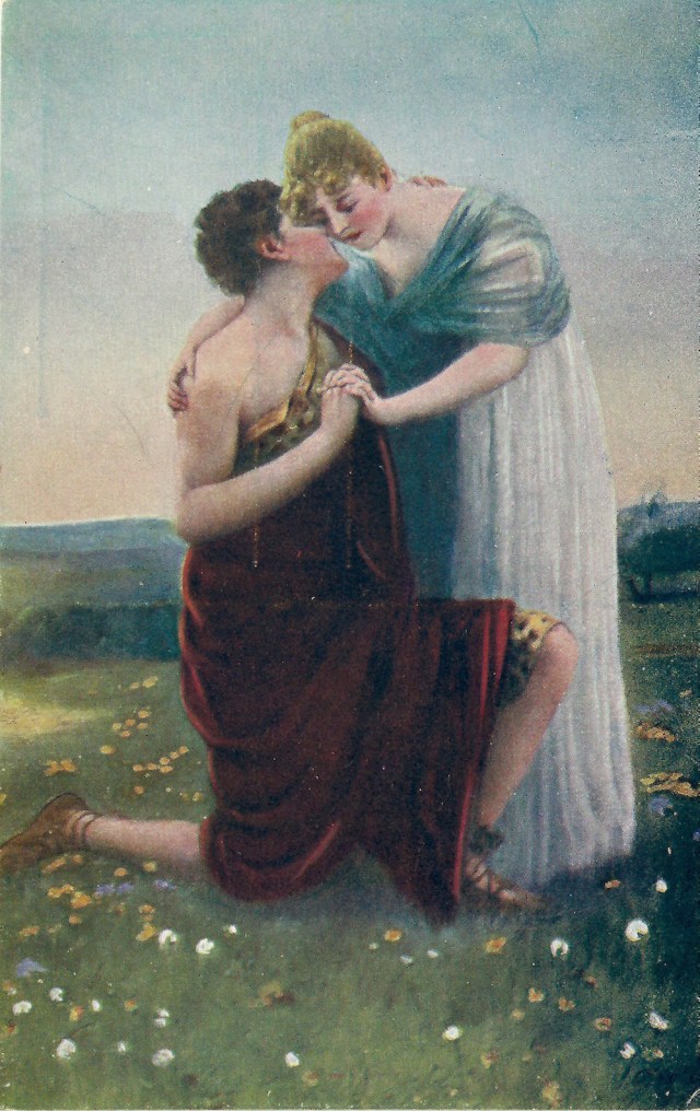 O. Lingner Sepoty Jara Salon JP P 2084 blank postcard