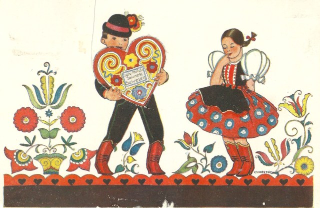 Old unmarked card (home made?)