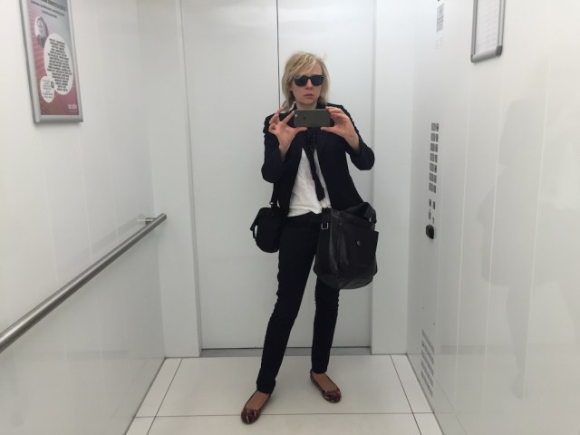 Lettie in the NHow lift Berlin June 2016