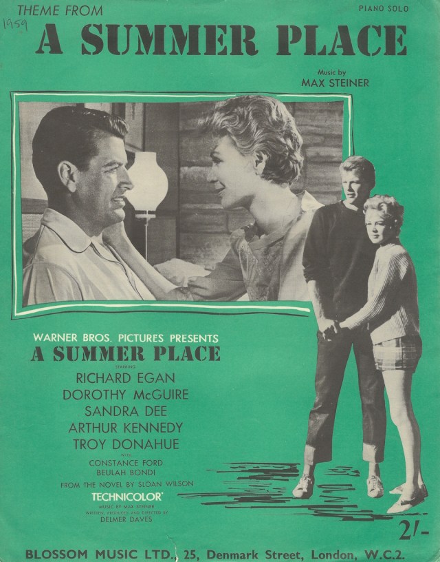 Theme from A Summer Place Music by Max Steiner 1959