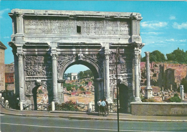 Roma Arco di Setimio Severo (unmarked) Spedisci Qualita