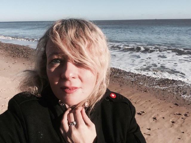 Lettie on Sizewell Beach