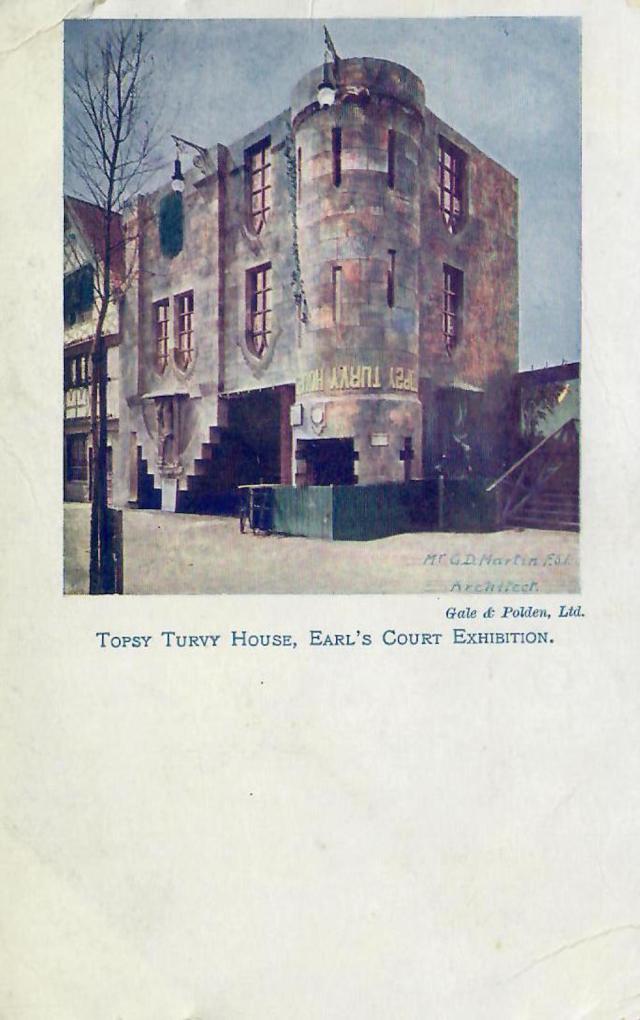 Topsy Turvy House Earls Court Exhibition 1906