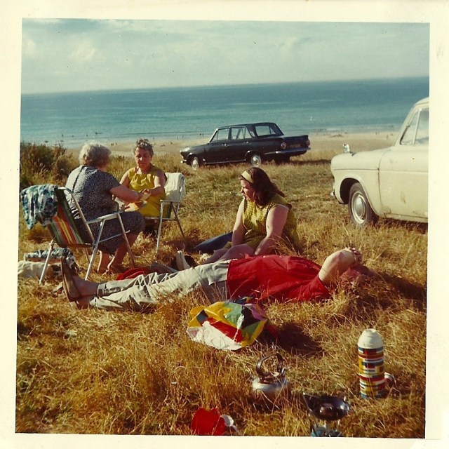 Hayle Beach July 1971 unknown photograph album from Battersea Car Boot sale