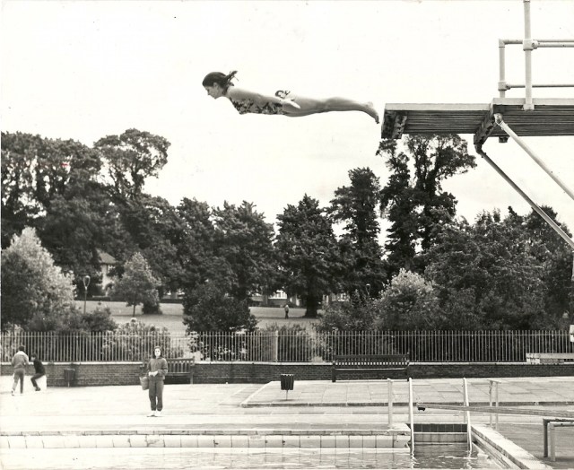 This High Dive is Strictly on the Level Popperfoto 1970 Sports Sunday