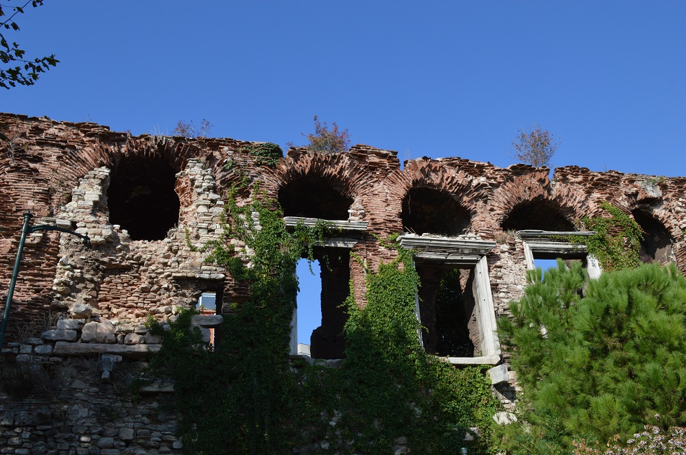 Ruins of the 1610-year-old Byzantine Bukoleon Palace
