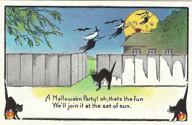 Series No 412 Hallowe'en 6 Designs unmarked undated Made in USA