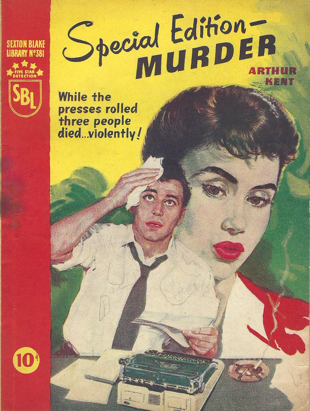 Special Edition - Murder by Arthur Kent Sexton Blake Library No 381