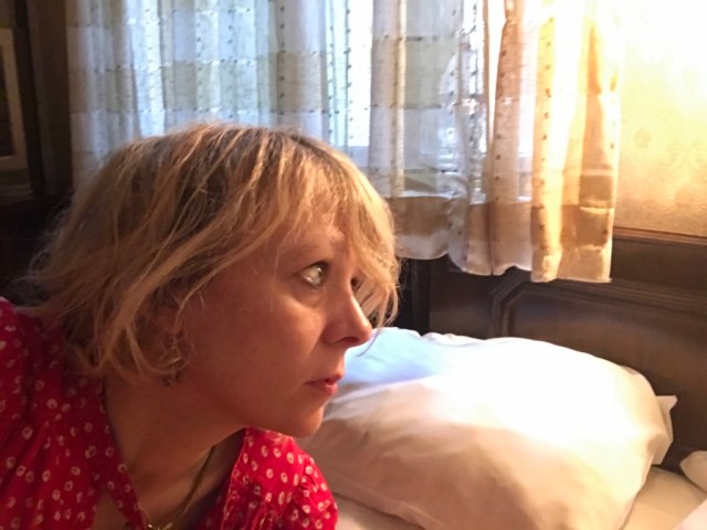 Exhausted after two sleepless nights at the Grand Hotel Londres