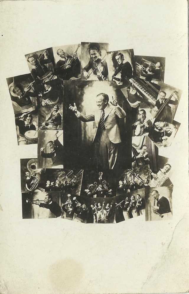 Unmarked Post Card British Made Jack Hylton in pencil on back