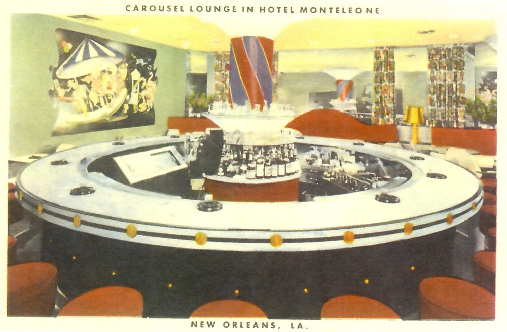 Carousel Lounge in Hotel Monteleone New Orleans Reproduction postcard