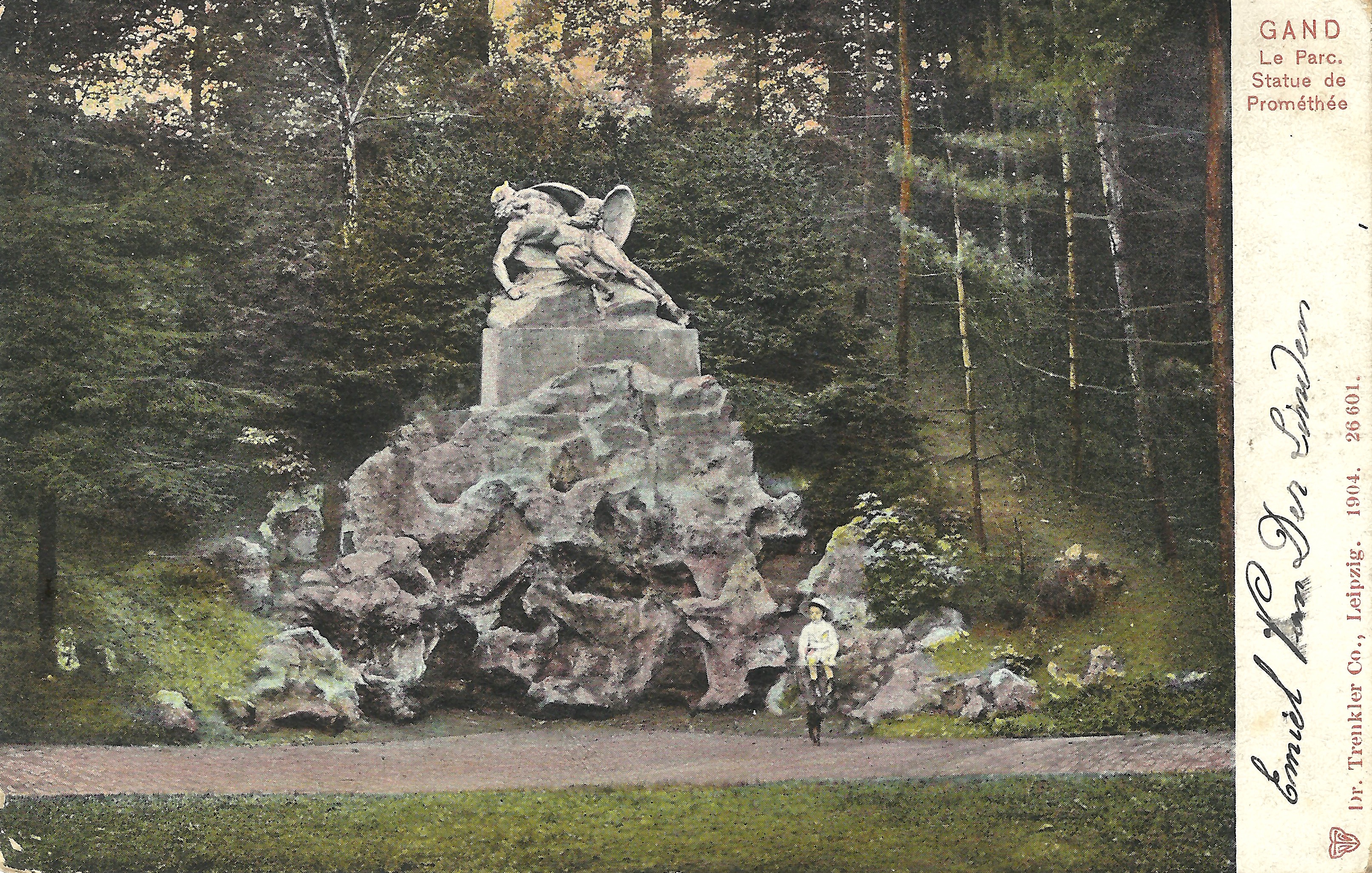 Gand Le Parc de Promethee 9 October 1908