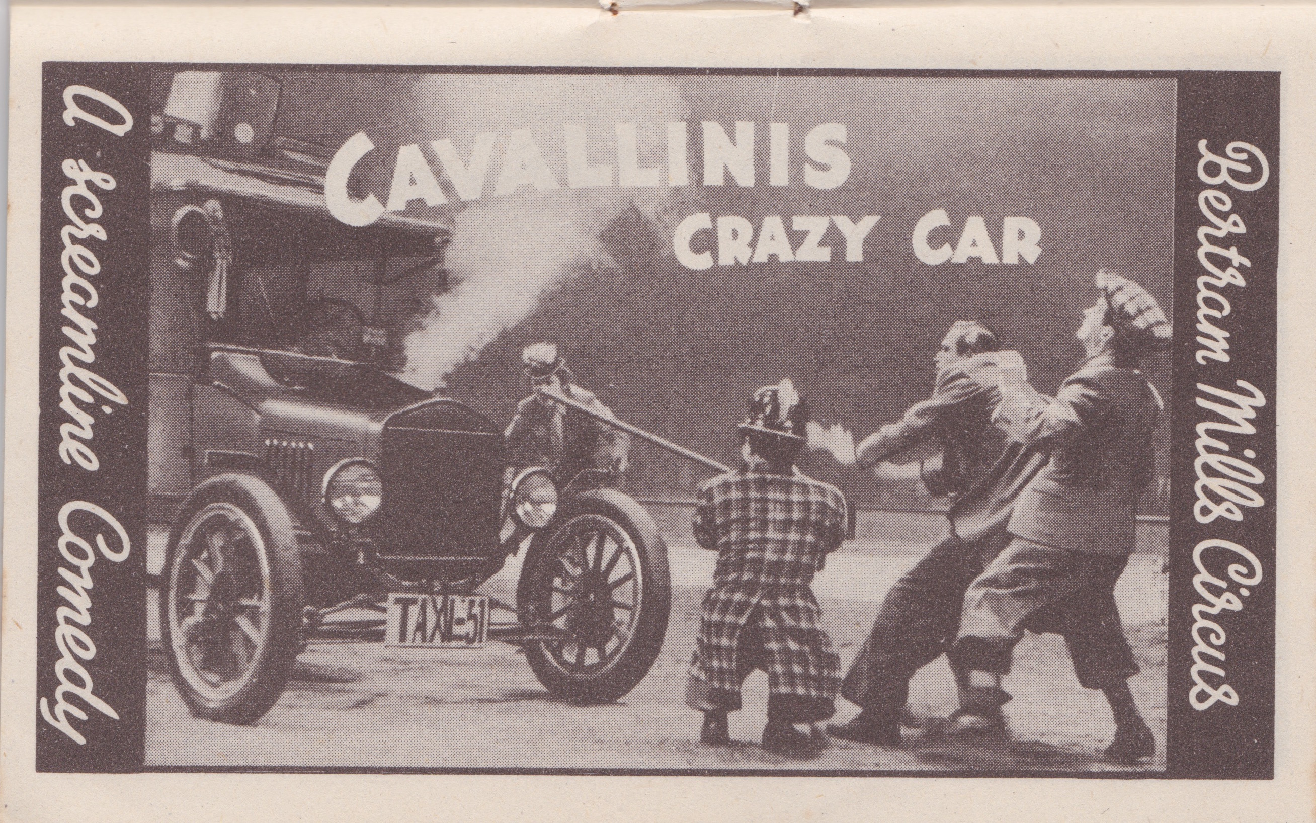 Bertram Mills Circus Dec 17 1948 Cavallini's Crazy Car