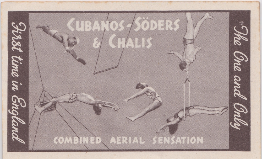 Bertram Mills Circus Dec 17 1948 Cubanoso-Soders &amp; Chalis