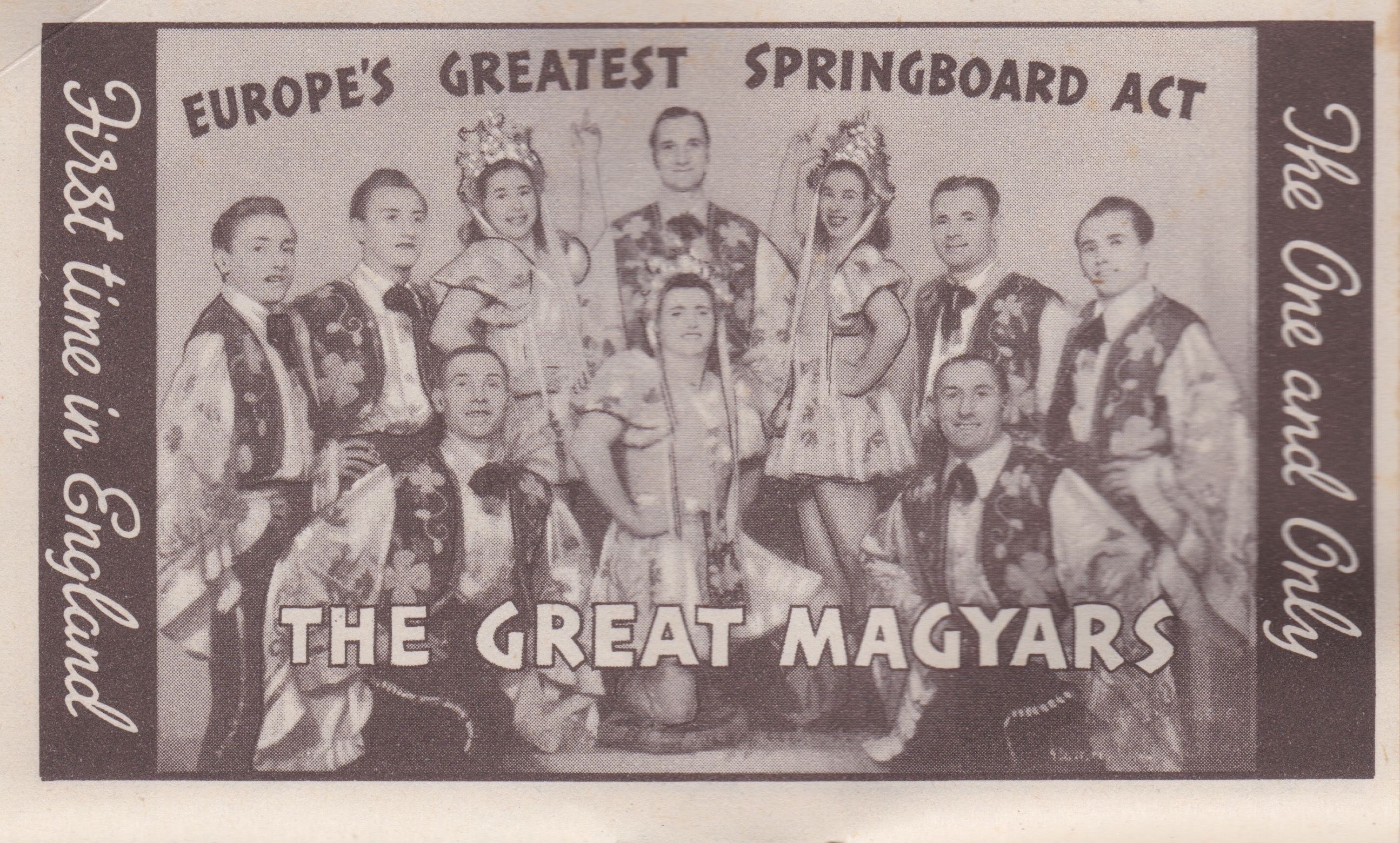 Bertram Mills Circus Dec 17 1948 The Great Magyars