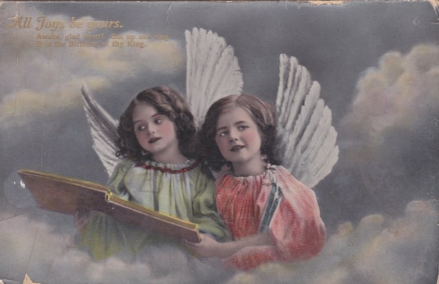 Just to wish you a merry Xmas 23 Dec 15 London NW Miss Young in Lyndhurst Essex