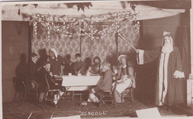 Unique photo turned into a post card Photo West &amp; So Whtistable unmarked and undated 'Scrooge'