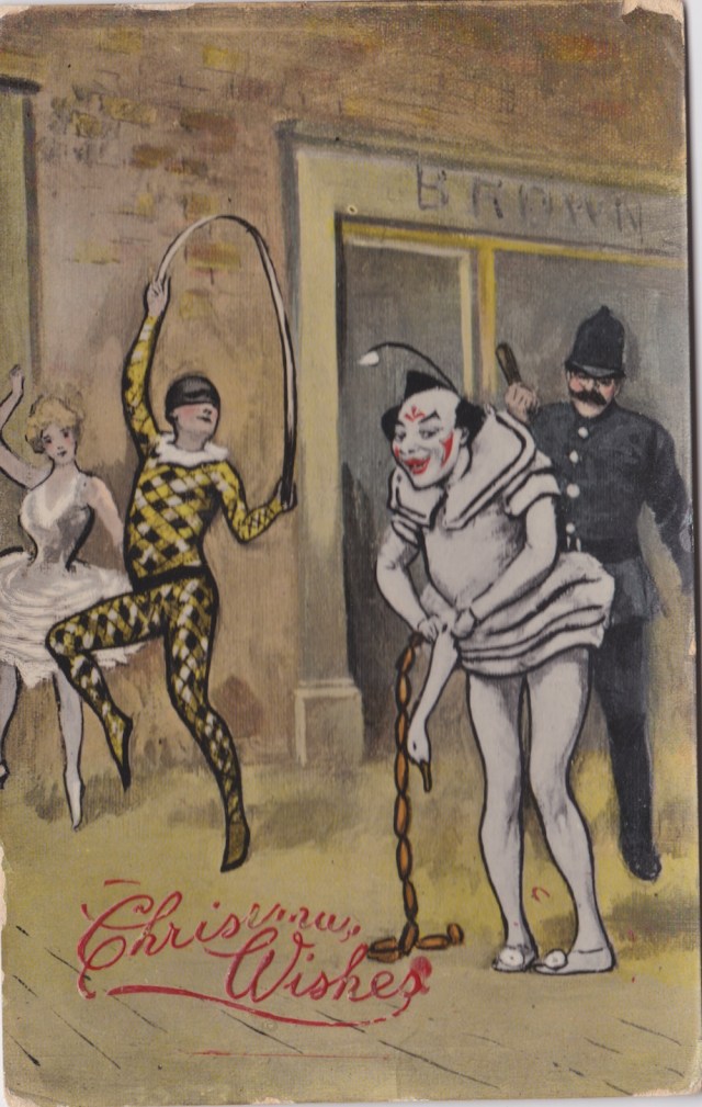 Valentine's Series 'A merry Christmas and a happy new year to you from Auntie to Mr Foster in Surrey